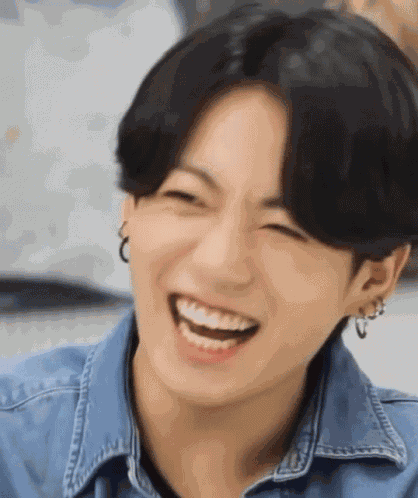 Jk Laughing Jungkook Laughing GIF