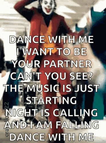 Joaquin Phoenix Clown Dancing GIF