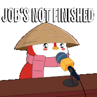 Jobs Not Done Jobs Not Finished Sticker