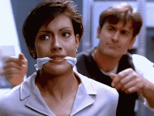 Jocelyn Seagrave Gagged GIF