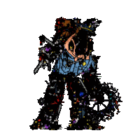 Joe Swanson Family Guy Pibby Glitch Sticker