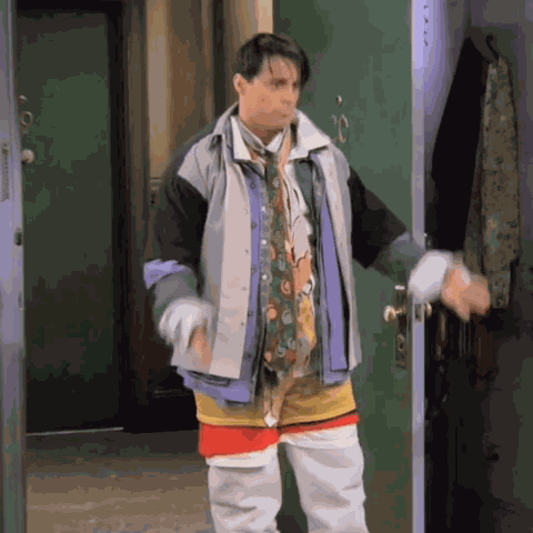 Joey Clothes Joey Tribiani GIF