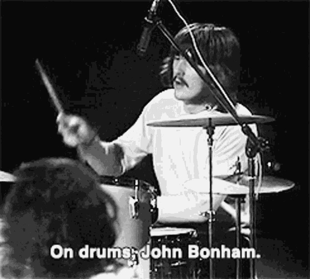 John Bonham Led Zeppelin GIF