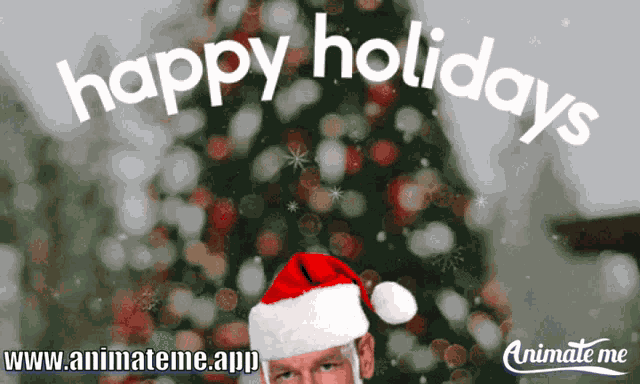 John Cena Happy Holidays GIF