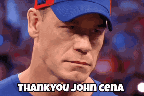 John Cena Thankyou Cena GIF