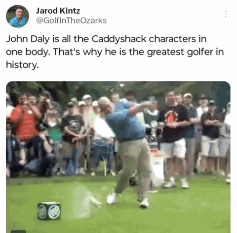 John Daly Golfing GIF