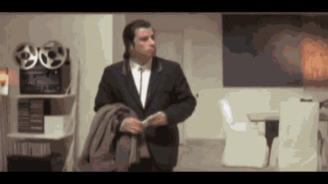 John Travolta Gift GIF