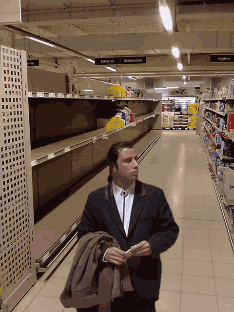 John Travolta Looking Around GIF