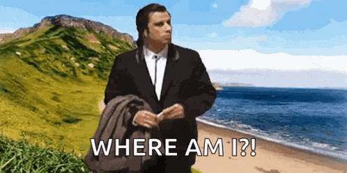 John Travolta Where Am I GIF