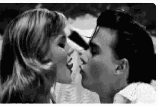 Johnny Depp Kiss GIF