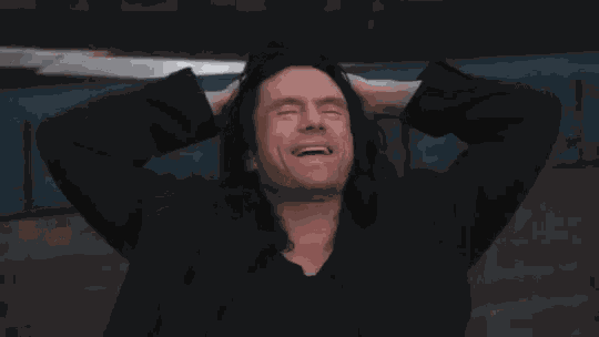 Johnny Laughing GIF