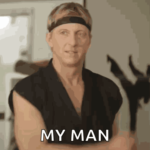 Johnny Lawrence Pound Chest GIF