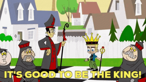Johnny Test Its Good To Be The King GIF