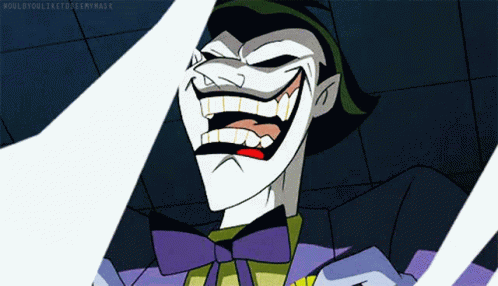 Joker Laughing Hysterically GIF
