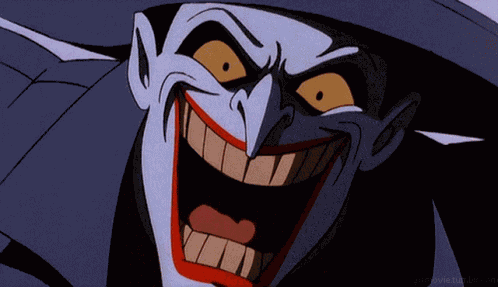 Joker Maniacly Laughing GIF