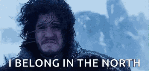Jon Snow I Belong In The North GIF