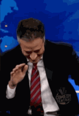 Jon Stewart Lol GIF