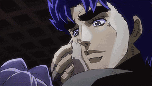 Jonathan Joestar Sad GIF