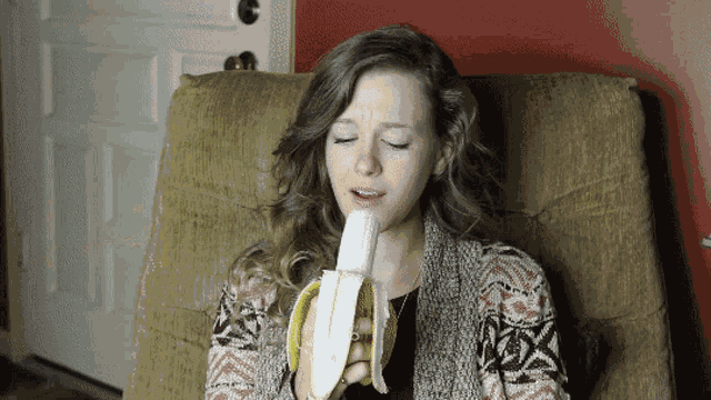 Jordan Taylor Blowing On A Banana GIF