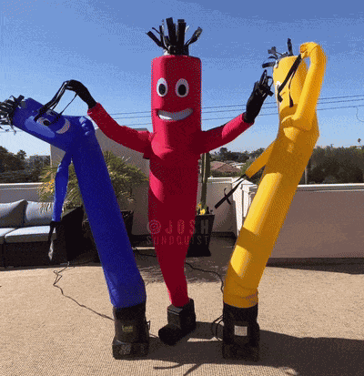 Josh Sundquist Inflatable Tube Man GIF