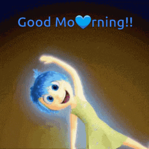 Joy Good Morning GIF