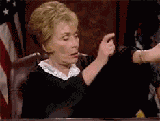 Judge Judy Ain'T Got Time For That GIF
