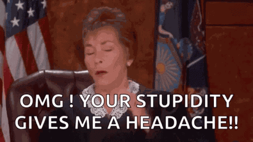 Judge Judy Facepalm GIF