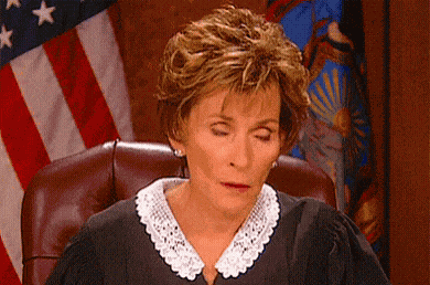 Judge Judy Frustrated GIF