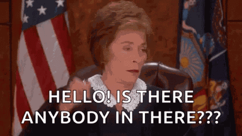Judge Judy Hello GIF