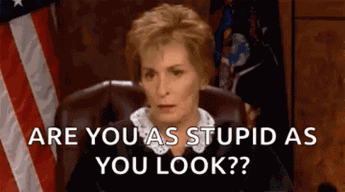 Judge Judy Judging You GIF
