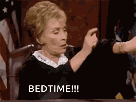 Judge Judy Time GIF