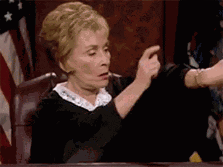Judge Judy Time GIF