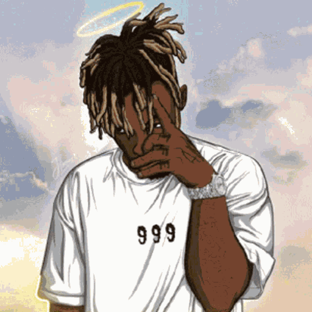 Juice Wrld Fighting Demons GIF