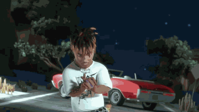 Juice Wrld Wishing Well GIF