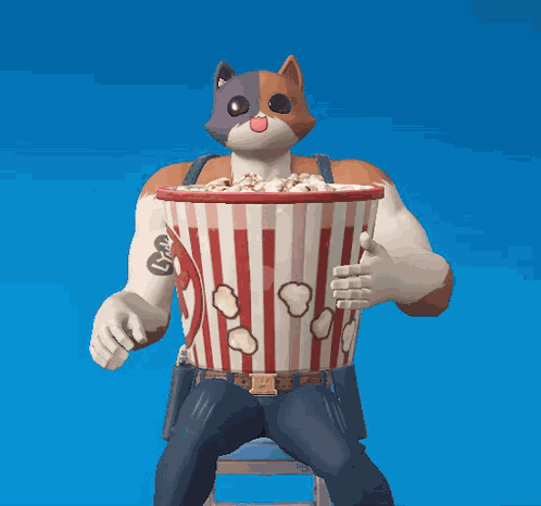 Jumbo Popcorn Fortnite GIF