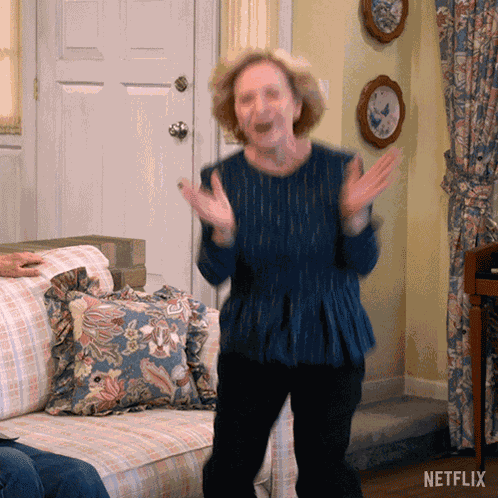 Jumping For Joy Kitty Forman GIF