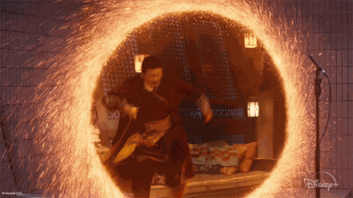 Jumping Out From A Portal Wong GIF