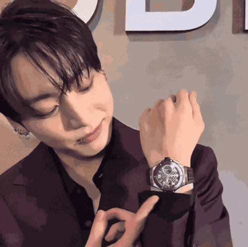 Jungkook Clock It GIF