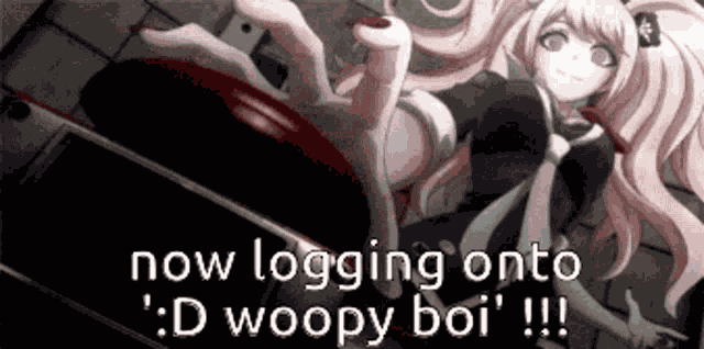 Junko Enoshima Woopy Boi Discord GIF