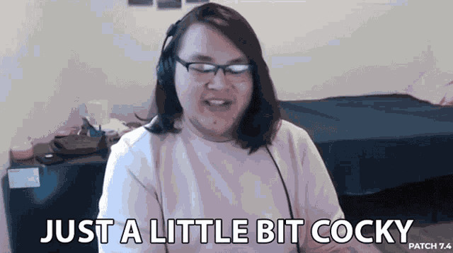 Just A Little Bit Cocky Myflin GIF