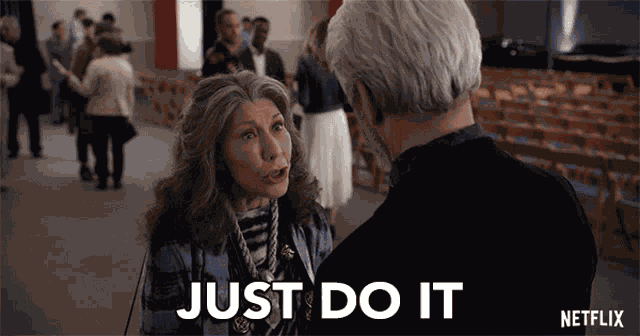 Just Do It Frankie GIF