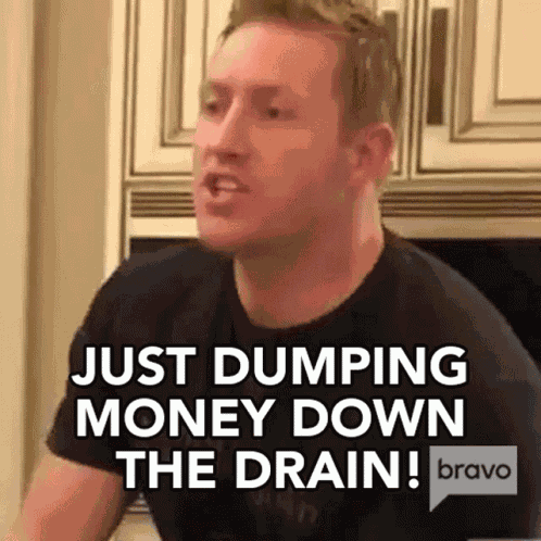 Just Dumping Money Down The Drain Kroy Biermann GIF