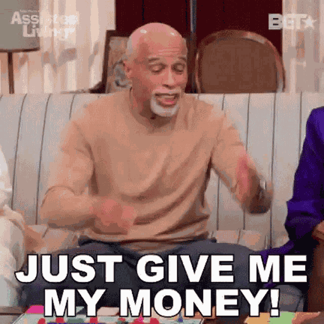 Just Give Me My Money Reginald June GIF