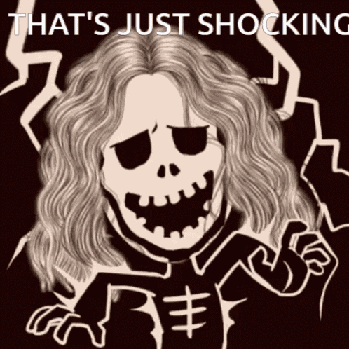 Just Shocking Skeleton GIF
