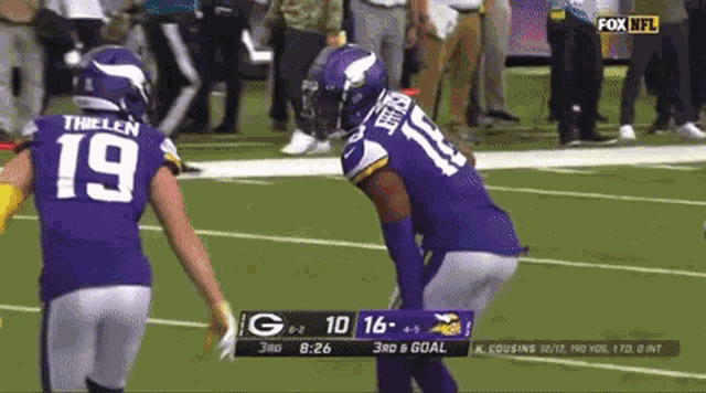 Justin Jefferson Adam Thielen GIF