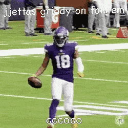 Justin Jefferson Griddy GIF