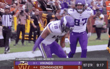 Justin Jefferson Griddy GIF