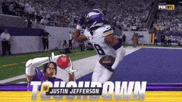 Justin Jefferson Touchdown GIF