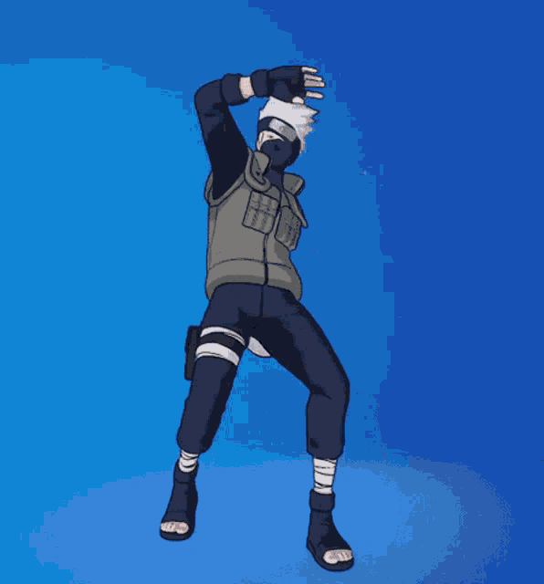 Kakashi Fortnite GIF