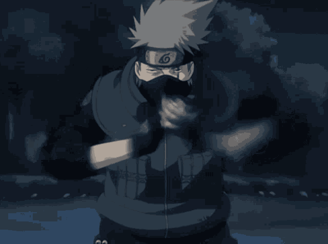 Kakashi Goku Ultra Instinct GIF